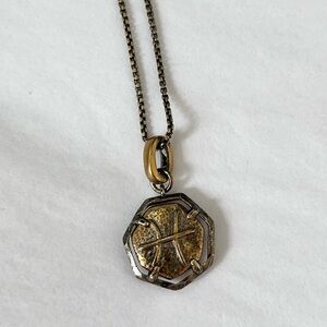 Kendra Scott Pisces Vintage Gold Necklace